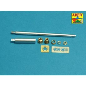   Aber Barrel for German 8,8cm Kw.K 43 L/71 gun used on Tiger B Henschel - Turm (Meng Model)