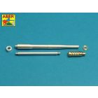 Aber Gun Barrel for German Rheinmetall 12,8cm K 44 L/55 Anti-Tank Gun (Great Wall Hobby, Trumpeter)