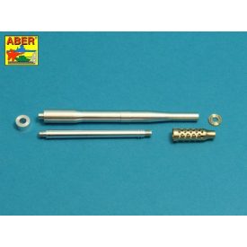   Aber Gun Barrel for German Rheinmetall 12,8cm K 44 L/55 Anti-Tank Gun (Great Wall Hobby, Trumpeter)