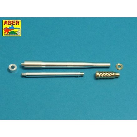 Aber Gun Barrel for German Rheinmetall 12,8cm K 44 L/55 Anti-Tank Gun (Great Wall Hobby, Trumpeter)