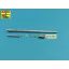 Aber 7,5cm gun barrel with muzzle brake for German tank Panther Ausf.G (Rye Field Model)