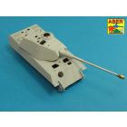 Aber 8,8cm Kw.K 43/3 L/71 (two part) Barrel for German Sd.Kfz.182 King Tiger "Porsche Turret" Late (Hobby Boss)