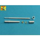 Aber Israeli 105mm M-68 tank barrel for Tiran 4 Sh (Miniart)