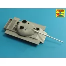 Aber Israeli 105mm M-68 tank barrel for Tiran 4 Sh (Miniart)