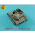 Aber 20mm gun barrel with prototype muzzle brake for NKM wz.38 FK-A used on TKS Tankette (IBG, RPM)