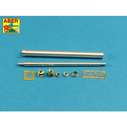 Aber Barrel for German 8,8cm Kw.K 43 L/71 gun used on Tiger B Henschel Turret (Hobby Boss)