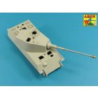 Aber Barrel for German 8,8cm Kw.K 43 L/71 gun used on Tiger B Henschel Turret (Hobby Boss)