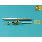 Aber Set of barrels for German Heavy tank E-100 15cm KwK L/37 /w muzzle brake, 7,5cm KwK L/24  (Dragon)