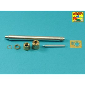   Aber Set of barrels for German Heavy tank E-100 15cm KwK L/37 /w muzzle brake, 7,5cm KwK L/24  (Dragon)