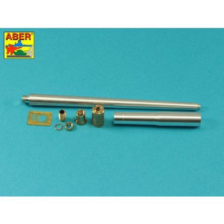 Aber Barrel /w muzzle brake for German Krupp 12,8cm Pak44 Anti-Tank Gun (Great Wall Hobby)