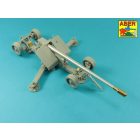 Aber Barrel /w muzzle brake for German Krupp 12,8cm Pak44 Anti-Tank Gun (Great Wall Hobby)