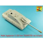 Aber 170mm A/T gun barrel for GErman Jagdpanzer E-100 (Trumpeter)