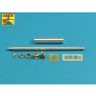 Aber Two part 8,8cm Pak 43/3 L/71 Barrel for Jagdpanther Ausf.G1-Late & Ausf.G2 (Meng Model)