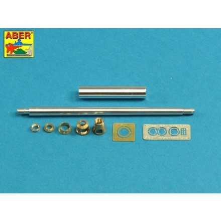 Aber Two part 8,8cm Pak 43/3 L/71 Barrel for Jagdpanther Ausf.G1-Late & Ausf.G2 (Meng Model)