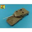 Aber 105mm L/52 gun barrel for Japan Type 16 Maneuver Combat Vehicle (Tamiya)