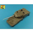 Aber 105mm L/52 gun barrel for Japan Type 16 Maneuver Combat Vehicle (Tamiya)