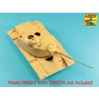 Aber 105mm M-68 Tank Barrel for US M60 Tank all versions (Dragon, Takom, Tamiya)