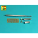 Aber Models 105 mm M-68 barrel with thermal shroud for  M48A5 Tank