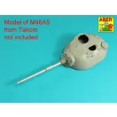 Aber Models 105 mm M-68 barrel with thermal shroud for  M48A5 Tank