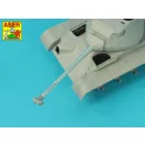 Aber Models 90 mm M-36 tank barrel T-shaped Muzzle Brake without mantlet cover for U.S. M47 and M48A3 Patton