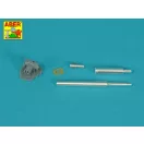 Aber Models 90 mm M-36 tank barrel T-shaped Muzzle Brake with mantlet cover for U.S. M47 and M48A1 Patton