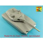 Aber 105mm barrel for polish concept tank PL-01 (Takom)