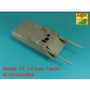 Aber Models Barrels 120mm for German tank VT 1-2 (Takom)