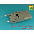 Aber Models Barrels 120mm for German tank VT 1-2 (Takom)