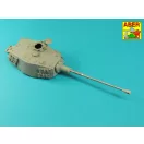Aber Models King Tiger , Ausf.B  88mm Barrel without muzzle brake