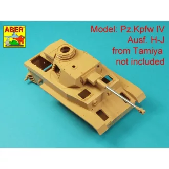   Aber Models Barrel 75mm  40 L/48 for Pz IVG, H, J without muzzle brake (Tamiya)