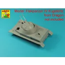 Aber Models German 3CM Flak 103 two barrels for Kugelblitz tanks