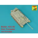Aber Models Barrel 85mm D-70 without muzzle brake for Soviet gun ASU-85