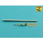 Aber German 75mm Barrel for KwK 40 L/48 with late model muzzle brake for Pz.Kpfw.IV Ausf.J Late/Final (Tamiya)