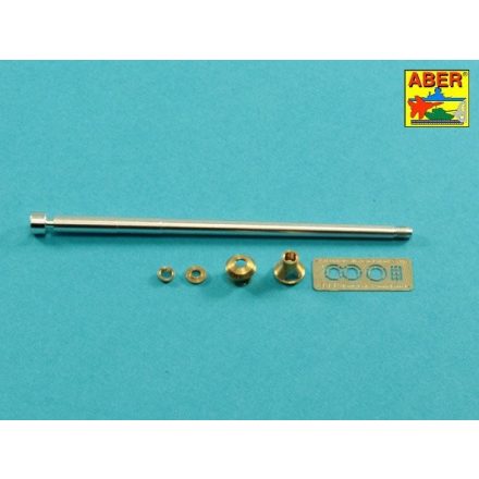 Aber German 75mm Barrel for KwK 40 L/48 with late model muzzle brake for Pz.Kpfw.IV Ausf.J Late/Final (Tamiya)