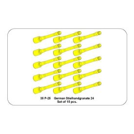 Aber German Stielhamdgranate 24 (15 pcs.)