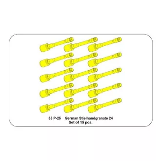 Aber German Stielhamdgranate 24 (15 pcs.)