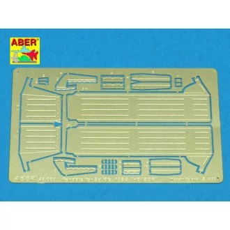   Aber Fenders for Jagdpanzer 38 (t) "Hetzer" (Tamiya)