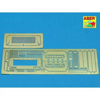   Aber Soviet Medium Tank T-34/76 model 1941 Vol.2 - Grill Cover Set (Tamiya)