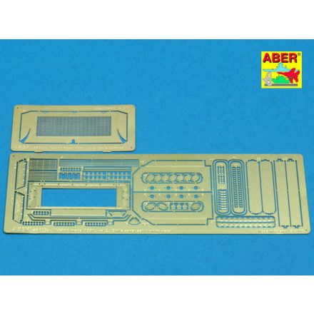 Aber Soviet Medium Tank T-34/76 model 1941 Vol.2 - Grill Cover Set (Tamiya)