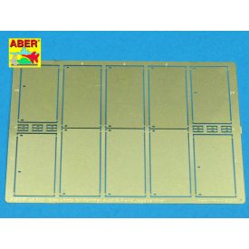 Aber Side Skirts for Panther Ausf.G/F & Jagdpanther (Tamiya)