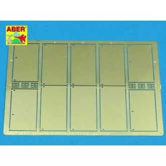 Aber Side Skirts for Panther Ausf.G/F & Jagdpanther (Tamiya)