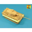 Aber German Heavy Tank Pz.Kpfw.VI Ausf.B Tiger.II Production Turret (Tamiya)