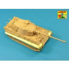 Aber German Heavy Tank Pz.Kpfw.VI Ausf.B Tiger.II Production Turret (Tamiya)