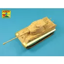 Aber German Heavy Tank Pz.Kpfw.VI Ausf.B Tiger.II Side Skirts & Fenders (Tamiya)
