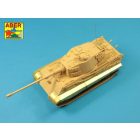 Aber German Heavy Tank Pz.Kpfw.VI Ausf.B Tiger.II Side Skirts & Fenders (Tamiya)