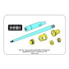 Aber German Two part 8,8cm Pak 43/3 (L/71) Barrel for Jagdpanther G1-Late G2 (Tamiya)