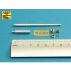 Aber German Two part 8,8cm Pak 43/3 (L/71) Barrel for Jagdpanther G1-Late G2 (Tamiya)