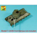 Aber Russian 85 mm ZiS-S-53 L/51 barrel for T-34/85 model 43/44 (Tamiya)