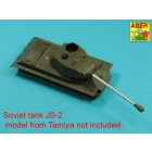 Aber Russian 122 mm D-25T tank barrel for IS-2 (Tamiya)