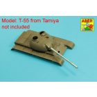 Aber Russian D-10T 100mm tank Barrel for T-55 (Tamiya)